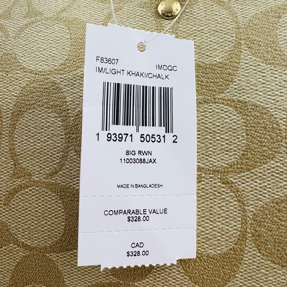 COACH Signature Rowan Satchel - Picture 9 of 11